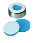 Show details for Aluminium crimp cap PTFE laminated with 10.0 mm centre hole Picture of Aluminium crimp cap PTFE laminated with 10.0 mm centre hole