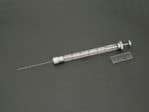 Show details for Syringe; 100 µl; 25G; removable needle; 50 mm needle length; beveled tip Picture of Syringe; 100 µl; 25G; removable needle; 50 mm needle length; beveled tip